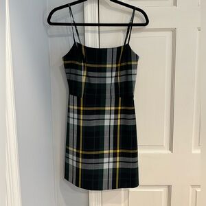 Aritzia Plaid Mini Dress